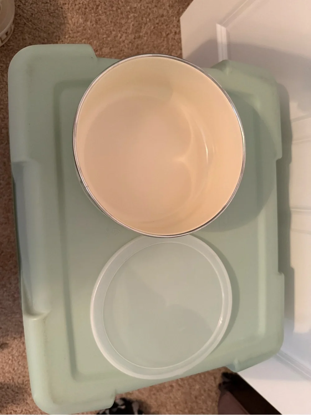 Pfaltzgraff | Vintage Naturewood Nested Bowl 3 Piece Set with Lids